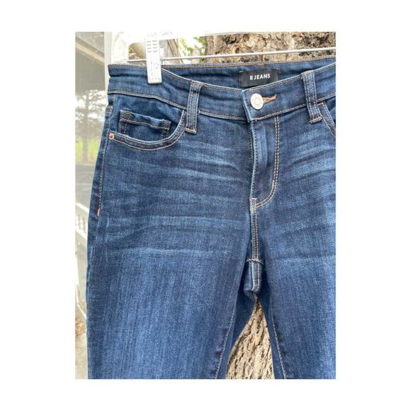 R Jeans Denim Dark Wash Mid Rise Straight Leg Sz 26 - Picture 1 of 7